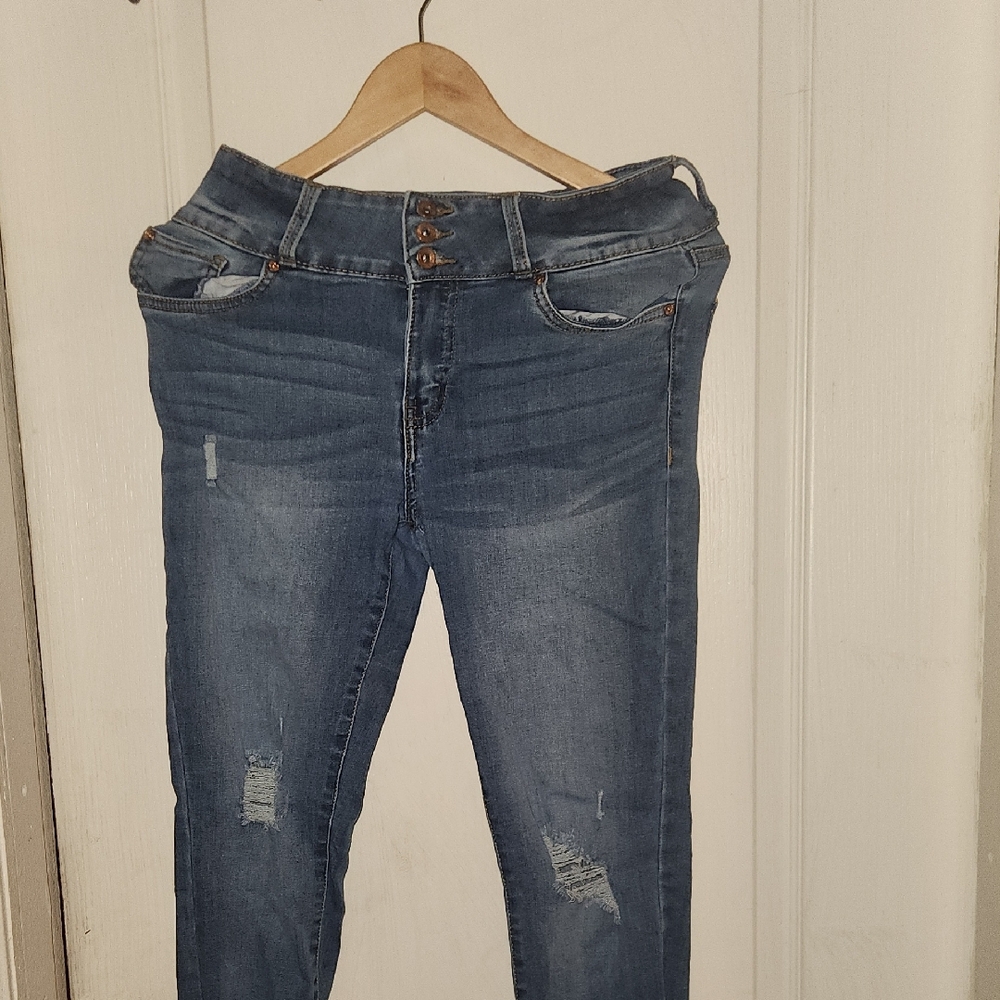 Kendall & Kylie High Rise Blue Jeans